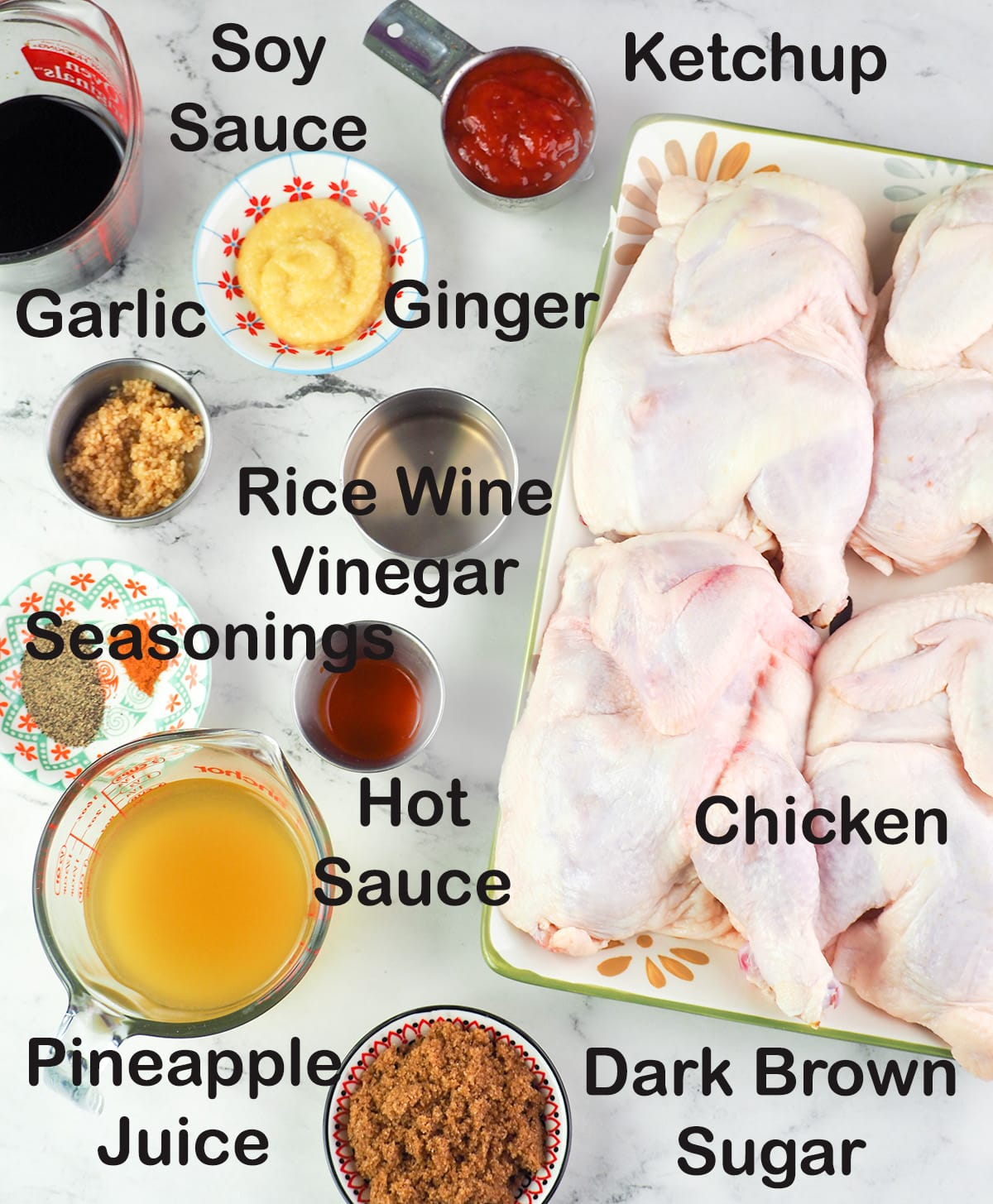 ingredients for huli huli chicken
