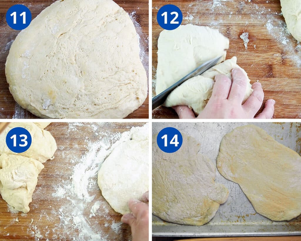 cut and roll out dough