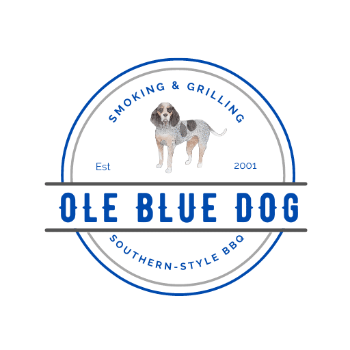 Ole Blue Dog Smoking & Outdoor Cooking logo